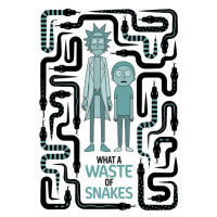Umělecký tisk Rick and Morty - Waste of snakes, (26.7 x 40 cm)