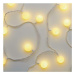 EMOS LED světelný cherry řetěz – kuličky 2,5 cm, 4 m, venkovní i vnitřní, teplá bílá, časovač D5