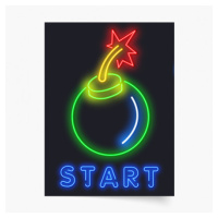 Plakát, Gaming: Start, 30x40