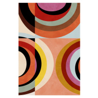 Ilustrace Warm Colors Bauhaus Geometry3, Ana Rut Bre, 26.7x40 cm