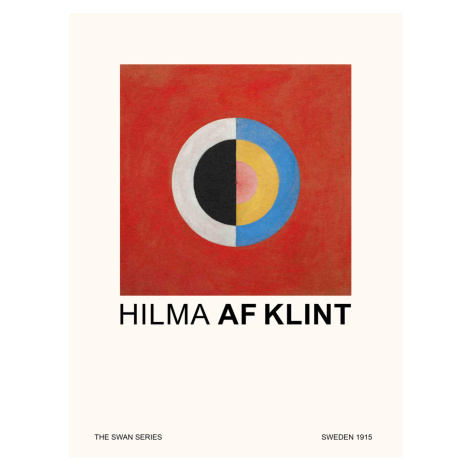 Obrazová reprodukce The Swan No.17 (Special Edition) - Hilma af Klint, (30 x 40 cm)