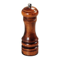 Kesper Mlýnek na koření z gumovníkového dřeva - tmavý, výška 16,5 cm