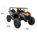 mamido Dětské elektrické autíčko Buggy UTV Strong 24V nafukovací kola zlaté