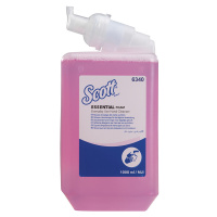 Kimberly-Clark Pěnové mýdlo Scott® ESSENTIAL™, objem 1 l, bal.j. 6 ks, růžový čisticí prostředek