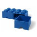 LEGO® úložný box 8 - se zásuvkami modrá 250 x 500 x 180 mm