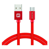Kabel SWISSTEN 71522206 USB/Micro USB 1,2m Red