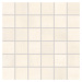 Mozaika Rako Rush světle béžová 30x30 cm mat / lesk WDM05518.1