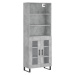 vidaXL Skříň highboard betonově šedá 69,5x34x180 cm kompozitní dřevo