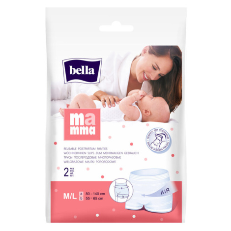 BELLA MAMMA Síťované kalhotky M/L (2 ks)