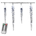 VOLTRONIC® 59790 Vánoční dekorativní osvětlení - rampouchy - 40 LED studená bílá + ovladač
