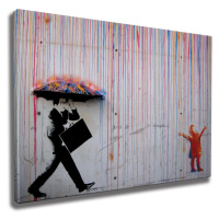 Wallity Obraz na plátně Rainbow rain WY64 50x70 cm