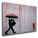 Wallity Obraz na plátně Rainbow rain WY64 50x70 cm