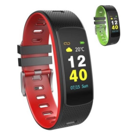 Fitness náramek Umax U-Band 116HR (UB513) / 0,96" (2,4 cm) / Bluetooth 4.0 / černá/červená/zelen