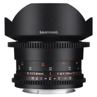 Samyang 14mm T3,1 VDSLR ED AS IF UMC II Canon EF