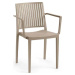 Rojaplast Křeslo BARS ARMCHAIR - taupe