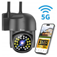 Zewnętrzna Obrotowa Kamera Ip 3MP 2K WIFI6 2.4G&5G A-1008