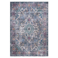 Modro-šedý pratelný koberec 230x160 cm FOLD Millie - Flair Rugs