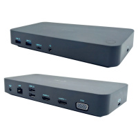 I-Tec USB 3.0/USB-C/Thunderbolt, 3x Display Docking Station + Power Delivery 65W CATRIPLEDOCKVGA
