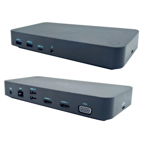 I-Tec USB 3.0/USB-C/Thunderbolt, 3x Display Docking Station + Power Delivery 65W CATRIPLEDOCKVGA iTec