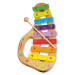 Dřevěný xylofon Music Xylophone Eichhorn barevný 8 tónů s kladívkem od 24 měsíců