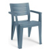 Modrá plastová zahradní židle Julie – Keter