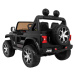 Mamido Elektrické autíčko Jeep Wrangler Rubicon 4x4 černé