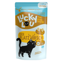 Lucky Lou Adult 16 x 125 g - drůbeží a jelení