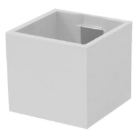 Sgaravatti Trend s.r.l. Cube Magnetický květináč 3,5 cm světle šedý