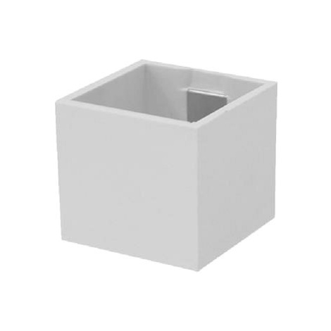 Sgaravatti Trend s.r.l. Cube Magnetický květináč 3,5 cm světle šedý