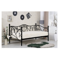 Jednolůžková postel SUMATRA –⁠ 90x200, kov, černá