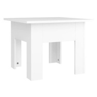 SHUMEE Konferenční stolek bílý 55 × 55 × 42 cm dřevotříska, 810235