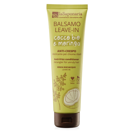 laSaponaria Bezoplachový kondicionér proti krepatění vlasů s kokosem a moringou 150 ml