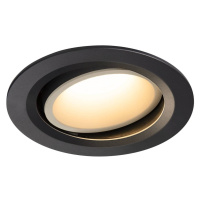 SLV BIG WHITE NUMINOS MOVE DL L vnitřní LED zápustné stropní svítidlo černá/bílá 3000 K 40° otoč