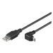PremiumCord USB, A-B micro, 90° - 1,8 m - ku2m2f-90