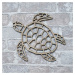 Dřevěná dekorace - Polygonální želva