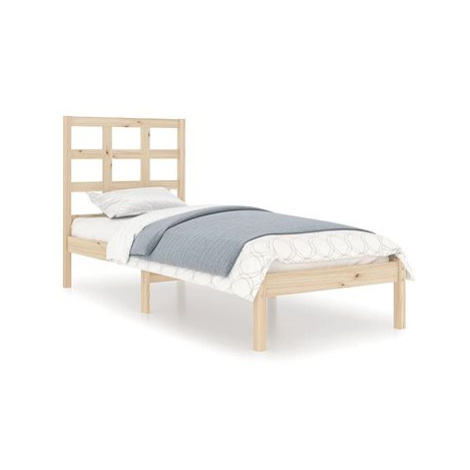 Rám postele masivní dřevo 90 × 200 cm, 3105455 SHUMEE