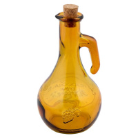Žlutá láhev na ocet z recyklovaného skla Ego Dekor Di Vino, 500 ml