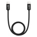 Kabel WG USB-C na USB-C, 3A, 1 metr, černá
