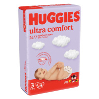 Huggies Ultra Comfort Mega vel. 3 4-9 kg dětské plenky 78 ks