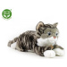 Plyšová mourovatá kočka šedá 40 cm ECO-FRIENDLY