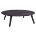 Šedý konferenční stolek z jasanového dřeva Ragaba Contrast Slice, ⌀ 100 cm