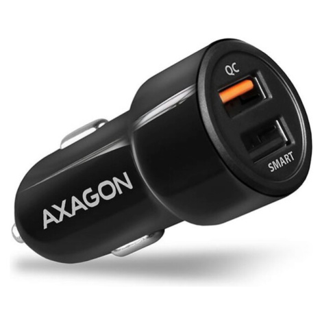 AXAGON PWCQC5 QUICK a SMART nabíječka do auta 2x port QC3.0/AFC/FCP + 5V2.6A 31.5W