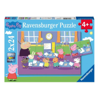 RAVENSBURGER - Prasátko Peppa 2x24 dílků