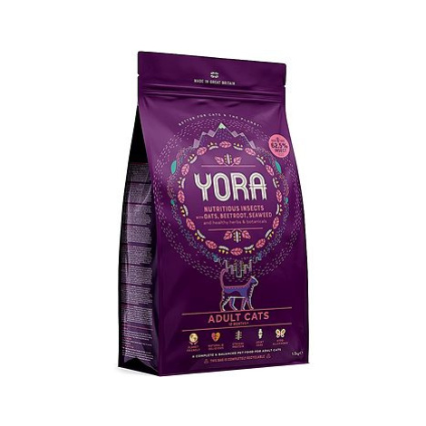 YORA granule z hmyzu Cat Adult 1,5kg