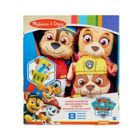 Maňásci 4ks látka Paw Patrol v krabici 26x30x6cm