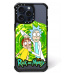 Pouzdro pro Apple Iphone 13 Rick a Morty 007 Rick and Morty Magsafe Průhledné