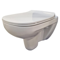 PRIM WC bez oplachového kruhu Edge včetně SOFT/CLOSE sedátka PRIM12/01