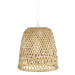 IB Laursen Závěsná bambusová lampa BAMBOO BRAID CORD L:170 cm