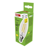 LED žárovka Filament svíčka / E14 / 5,9 W (60 W) / 806 lm / neutrální bílá