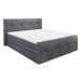 Boxspring postel CALGARY antracit 180x200 cm